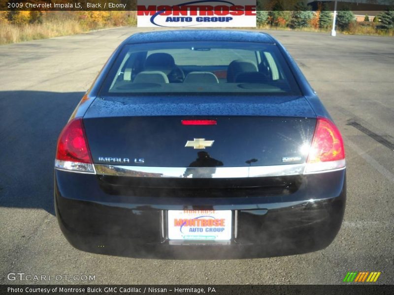 Black / Ebony 2009 Chevrolet Impala LS