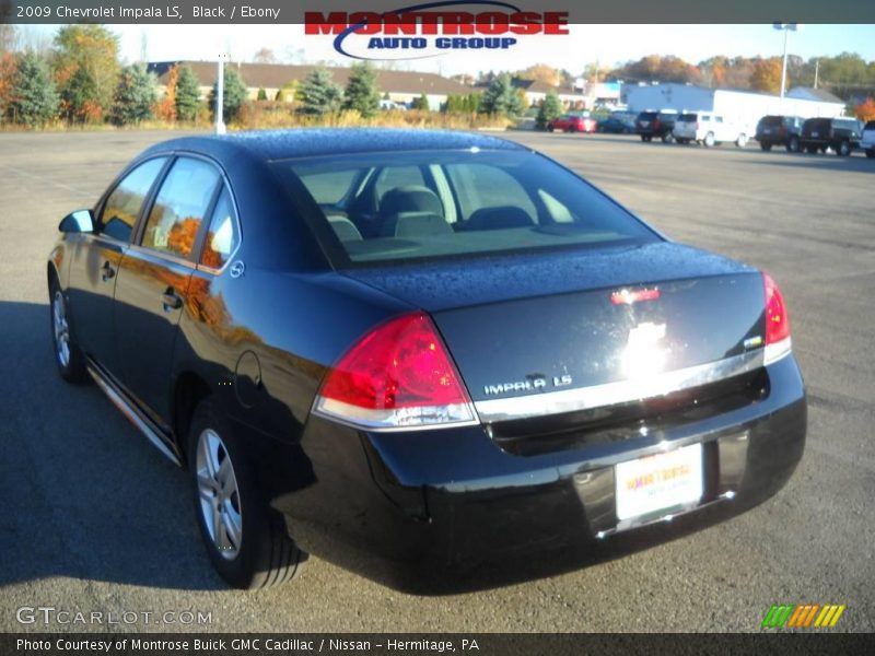 Black / Ebony 2009 Chevrolet Impala LS