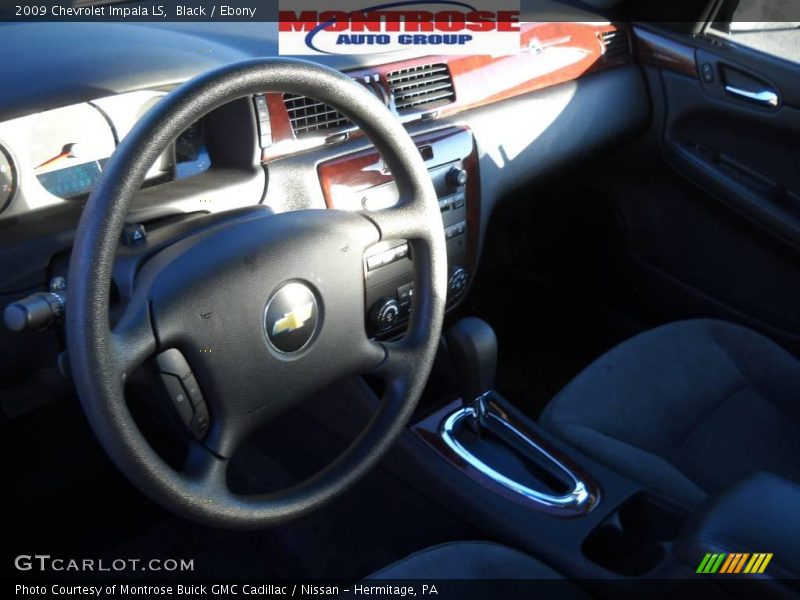 Black / Ebony 2009 Chevrolet Impala LS