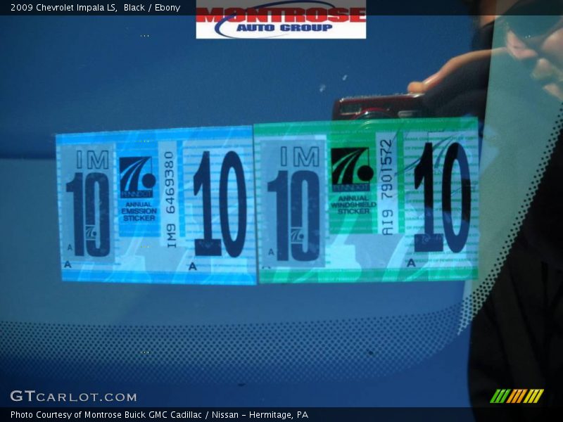Black / Ebony 2009 Chevrolet Impala LS
