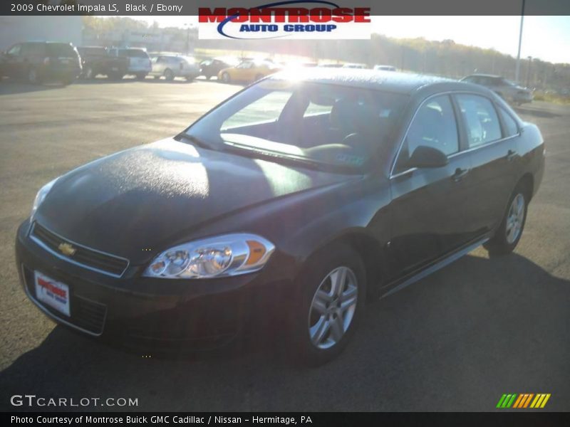 Black / Ebony 2009 Chevrolet Impala LS