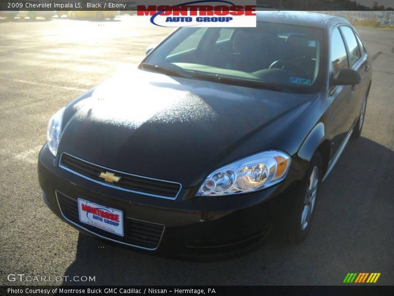 Black / Ebony 2009 Chevrolet Impala LS