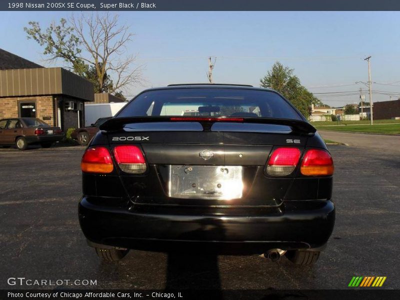 Super Black / Black 1998 Nissan 200SX SE Coupe