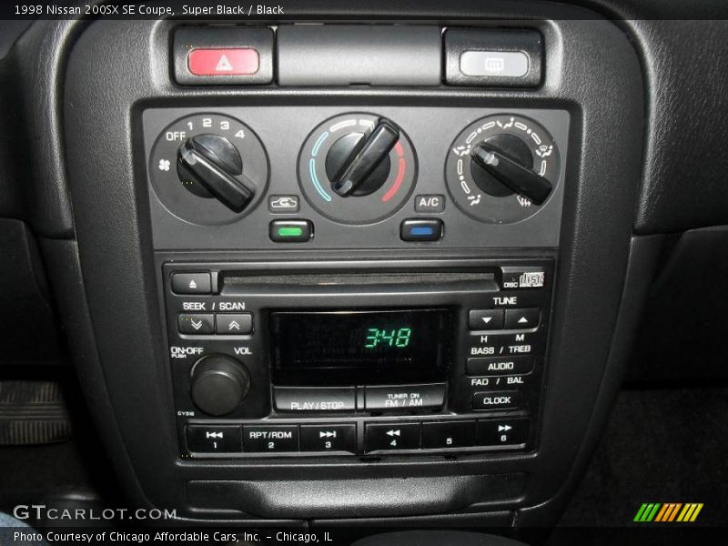 Super Black / Black 1998 Nissan 200SX SE Coupe