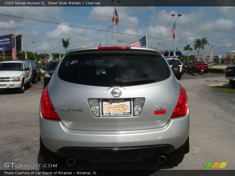 Sheer Silver Metallic / Charcoal 2003 Nissan Murano SL