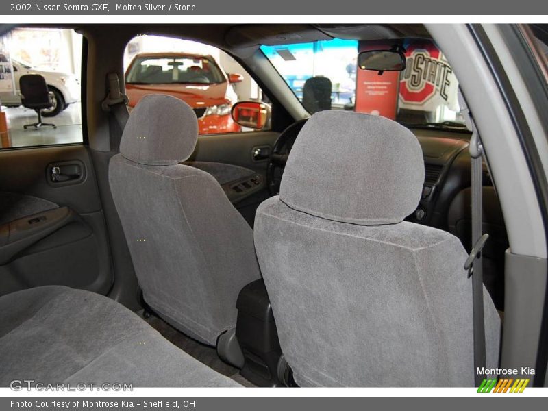 Molten Silver / Stone 2002 Nissan Sentra GXE