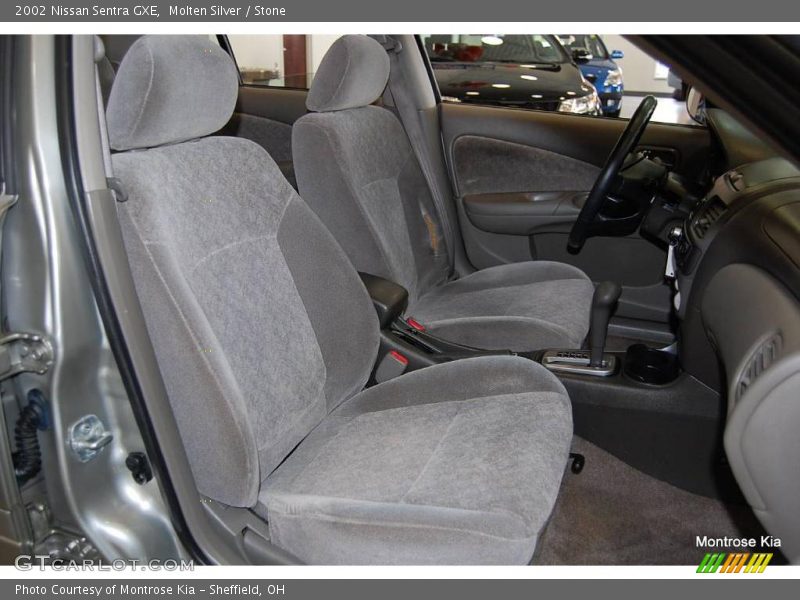Molten Silver / Stone 2002 Nissan Sentra GXE