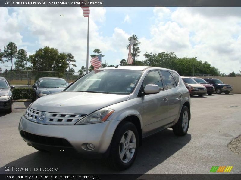 Sheer Silver Metallic / Charcoal 2003 Nissan Murano SL