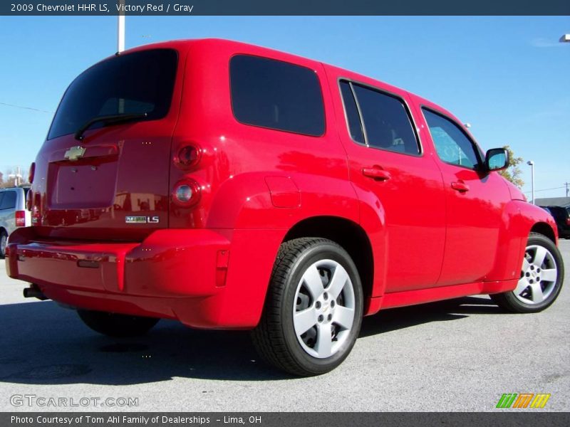 Victory Red / Gray 2009 Chevrolet HHR LS