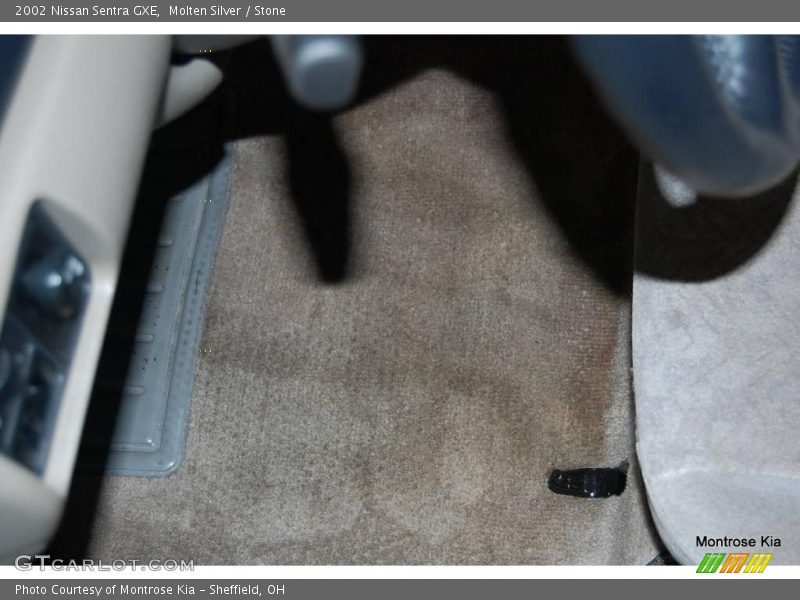 Molten Silver / Stone 2002 Nissan Sentra GXE