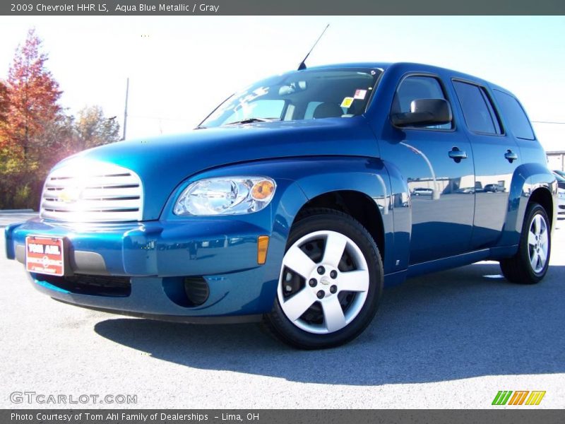 Aqua Blue Metallic / Gray 2009 Chevrolet HHR LS