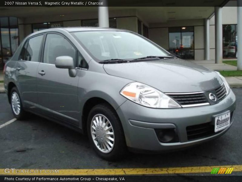 Magnetic Grey Metallic / Charcoal 2007 Nissan Versa S