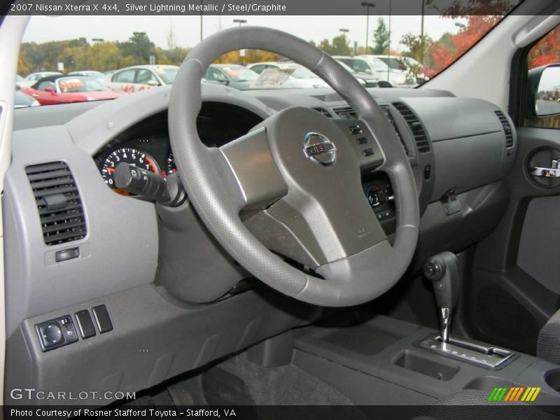 Silver Lightning Metallic / Steel/Graphite 2007 Nissan Xterra X 4x4