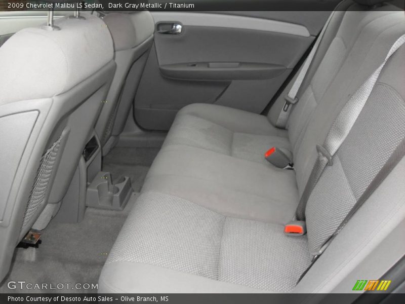 Dark Gray Metallic / Titanium 2009 Chevrolet Malibu LS Sedan