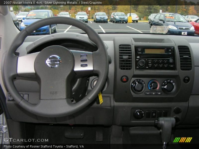 Silver Lightning Metallic / Steel/Graphite 2007 Nissan Xterra X 4x4