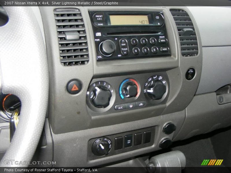 Silver Lightning Metallic / Steel/Graphite 2007 Nissan Xterra X 4x4