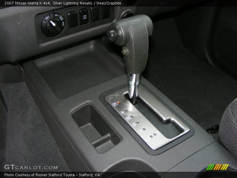 Silver Lightning Metallic / Steel/Graphite 2007 Nissan Xterra X 4x4