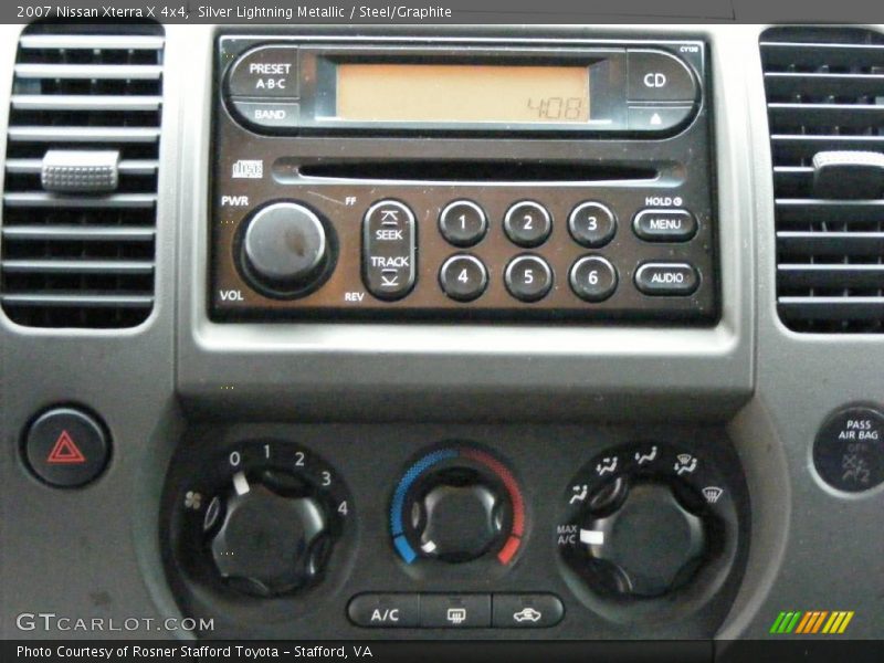Silver Lightning Metallic / Steel/Graphite 2007 Nissan Xterra X 4x4