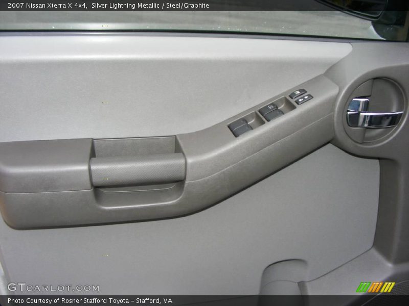 Silver Lightning Metallic / Steel/Graphite 2007 Nissan Xterra X 4x4