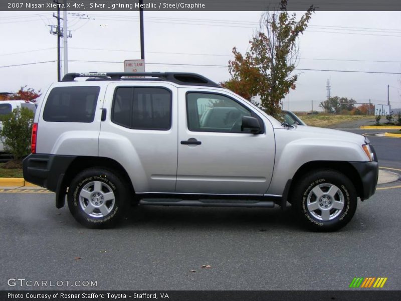 Silver Lightning Metallic / Steel/Graphite 2007 Nissan Xterra X 4x4