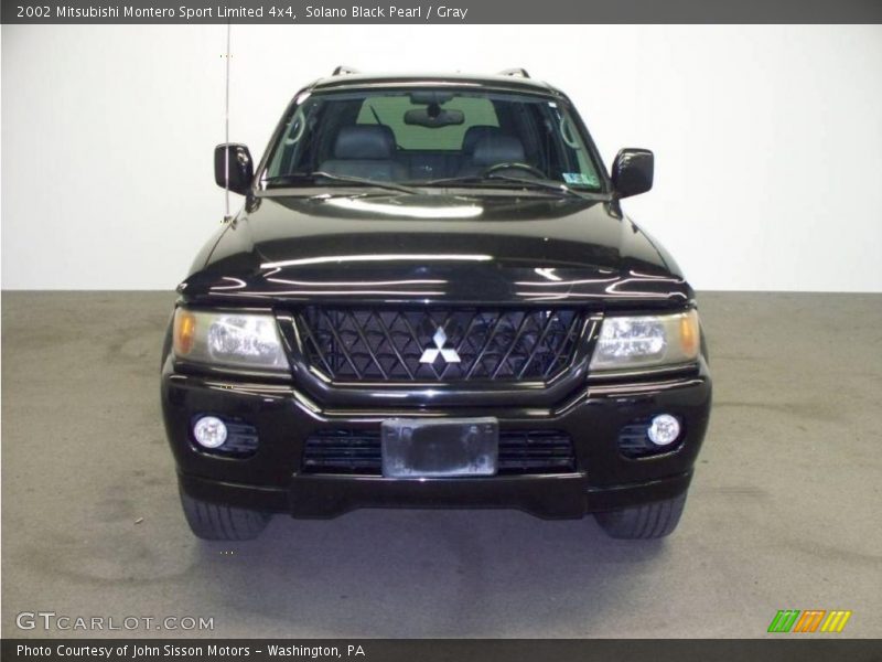 Solano Black Pearl / Gray 2002 Mitsubishi Montero Sport Limited 4x4