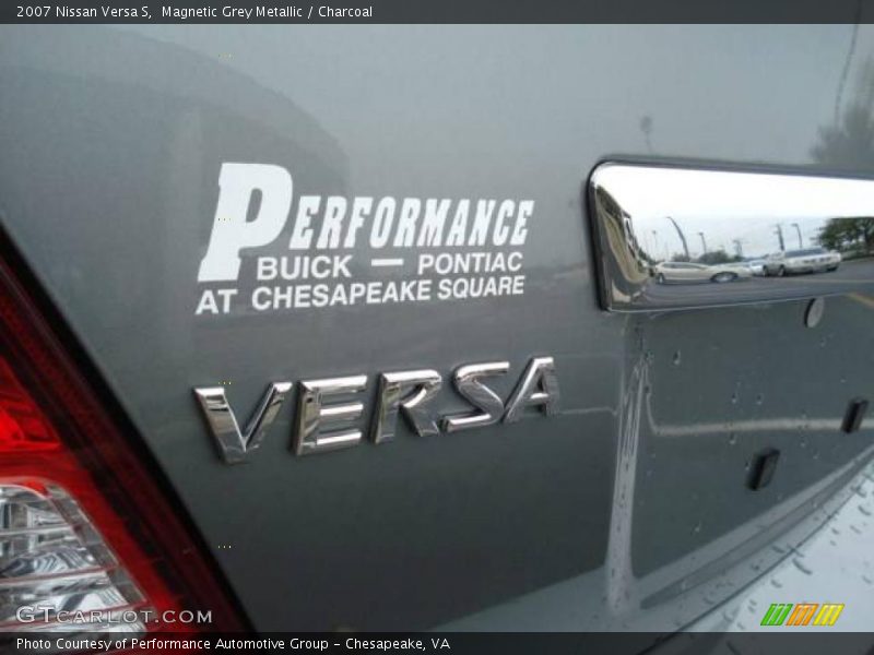 Magnetic Grey Metallic / Charcoal 2007 Nissan Versa S