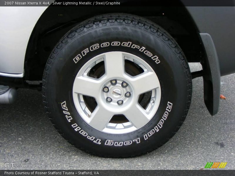 Silver Lightning Metallic / Steel/Graphite 2007 Nissan Xterra X 4x4