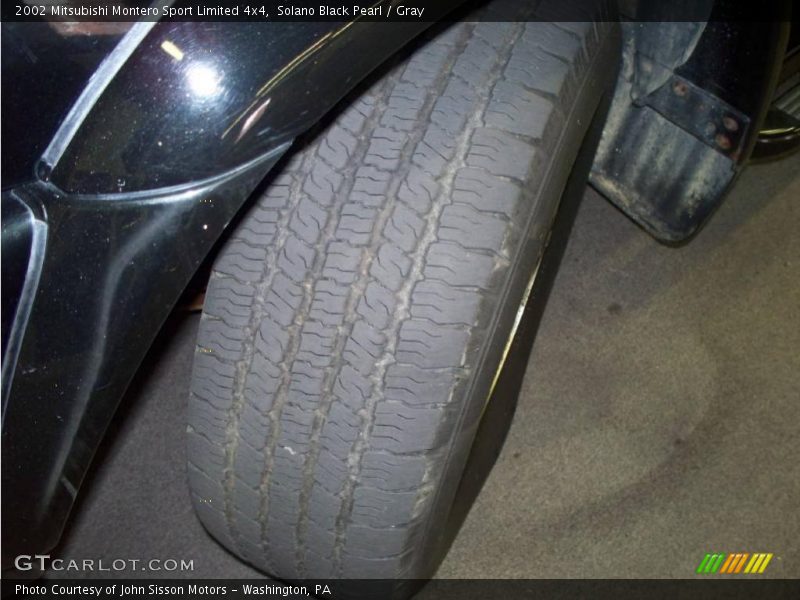 Solano Black Pearl / Gray 2002 Mitsubishi Montero Sport Limited 4x4