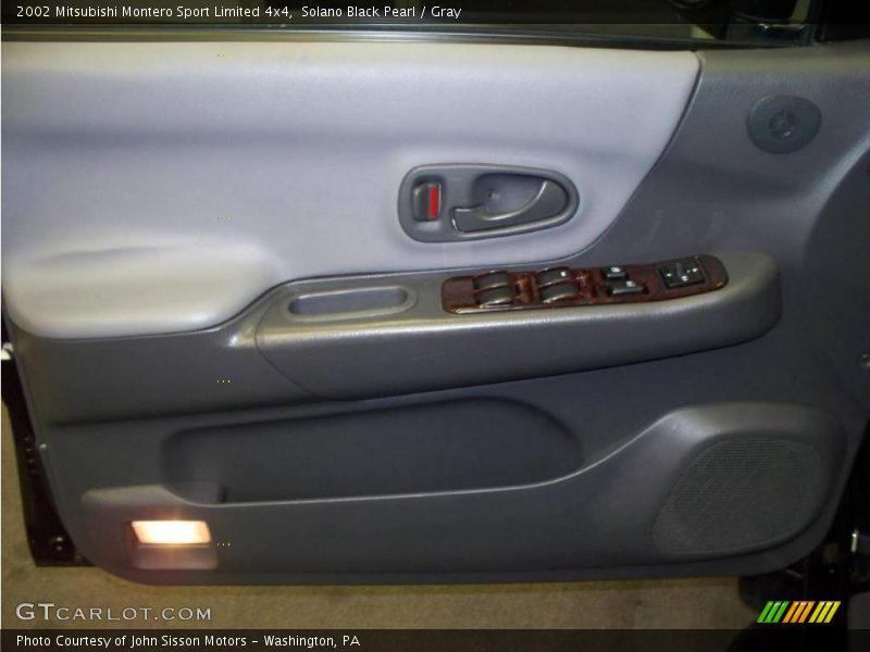 Solano Black Pearl / Gray 2002 Mitsubishi Montero Sport Limited 4x4