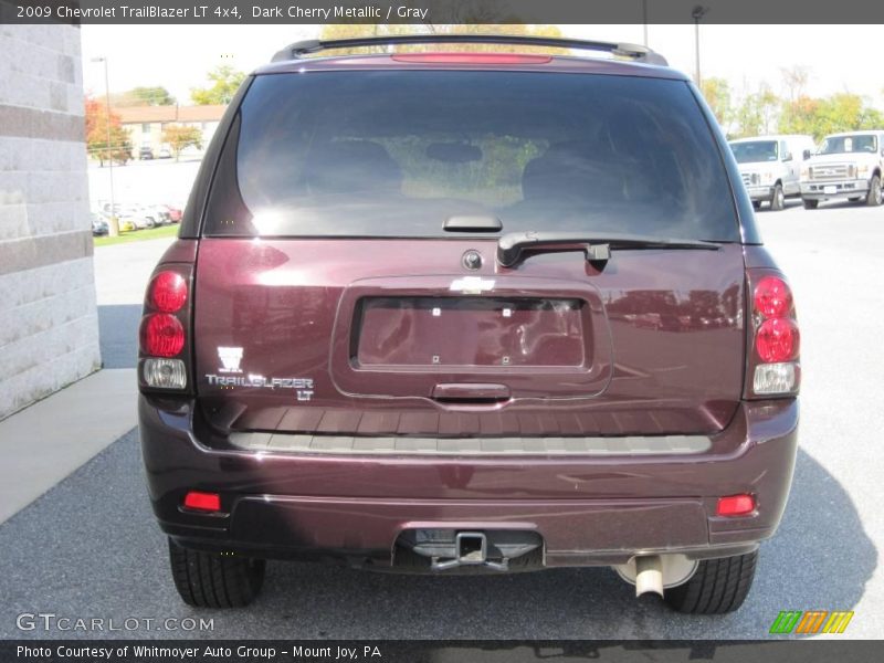 Dark Cherry Metallic / Gray 2009 Chevrolet TrailBlazer LT 4x4