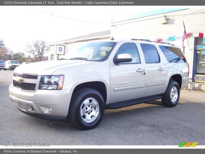 Gold Mist Metallic / Light Cashmere/Dark Cashmere 2009 Chevrolet Suburban LT 4x4