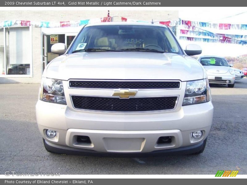 Gold Mist Metallic / Light Cashmere/Dark Cashmere 2009 Chevrolet Suburban LT 4x4