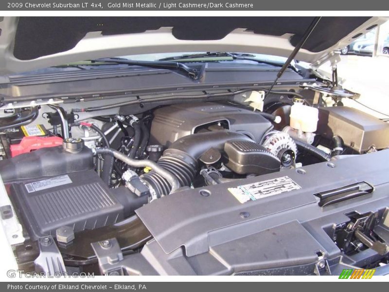 Gold Mist Metallic / Light Cashmere/Dark Cashmere 2009 Chevrolet Suburban LT 4x4