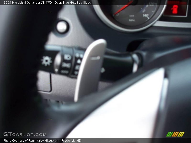 Deep Blue Metallic / Black 2009 Mitsubishi Outlander SE 4WD