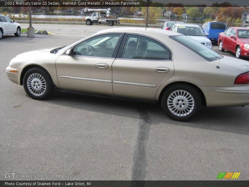 Harvest Gold Metallic / Medium Parchment 2001 Mercury Sable GS Sedan