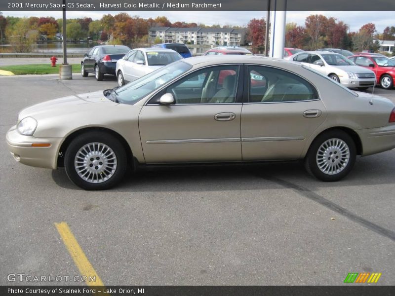 Harvest Gold Metallic / Medium Parchment 2001 Mercury Sable GS Sedan