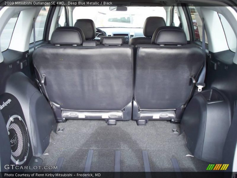 Deep Blue Metallic / Black 2009 Mitsubishi Outlander SE 4WD