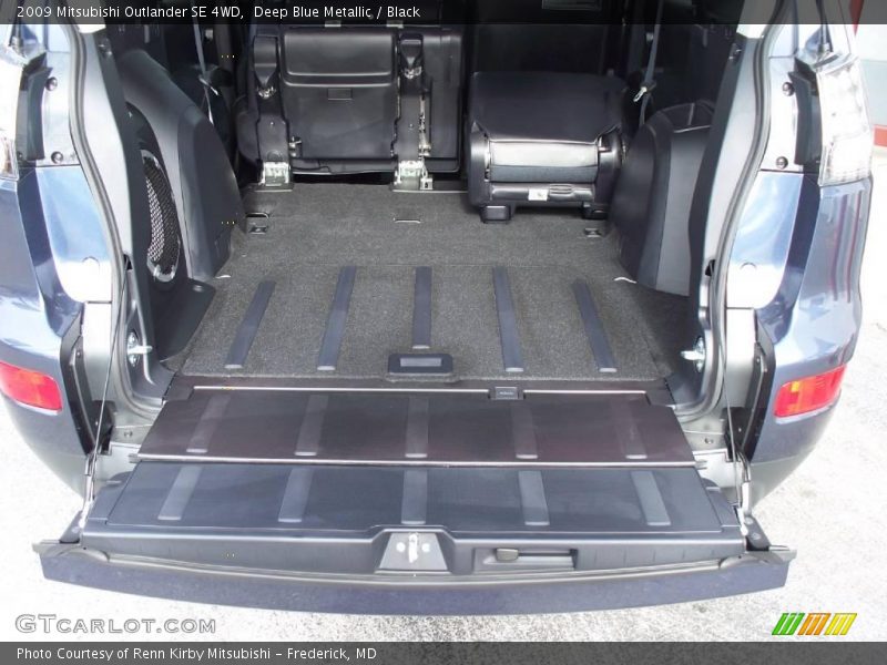 Deep Blue Metallic / Black 2009 Mitsubishi Outlander SE 4WD