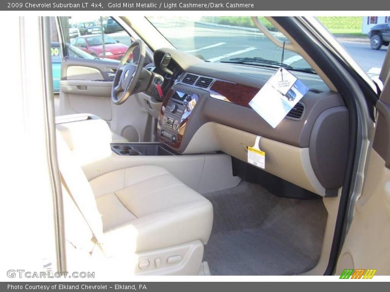 Gold Mist Metallic / Light Cashmere/Dark Cashmere 2009 Chevrolet Suburban LT 4x4