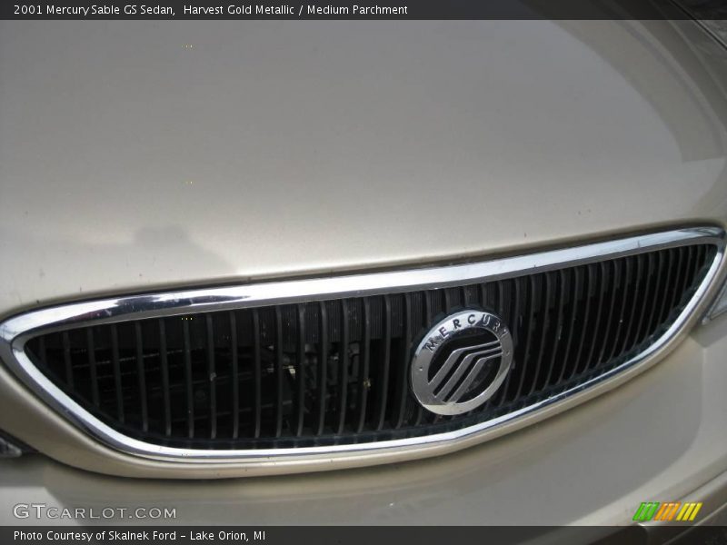 Harvest Gold Metallic / Medium Parchment 2001 Mercury Sable GS Sedan