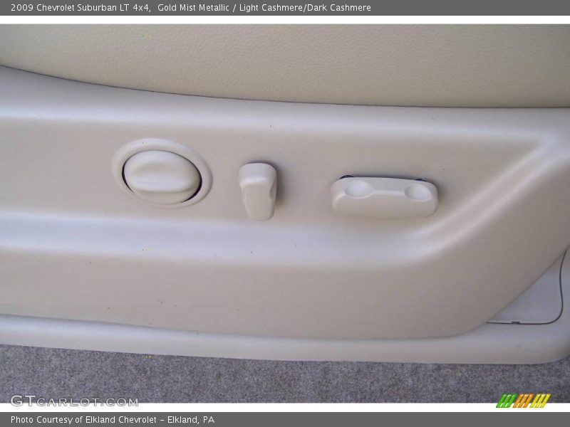 Gold Mist Metallic / Light Cashmere/Dark Cashmere 2009 Chevrolet Suburban LT 4x4