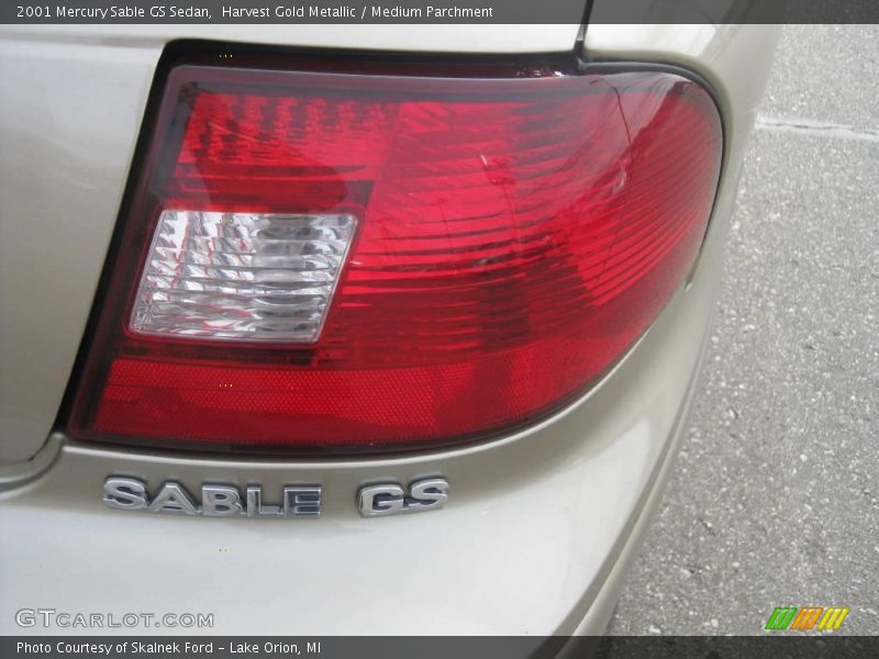 Harvest Gold Metallic / Medium Parchment 2001 Mercury Sable GS Sedan