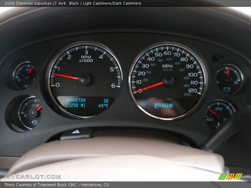 Black / Light Cashmere/Dark Cashmere 2009 Chevrolet Suburban LT 4x4
