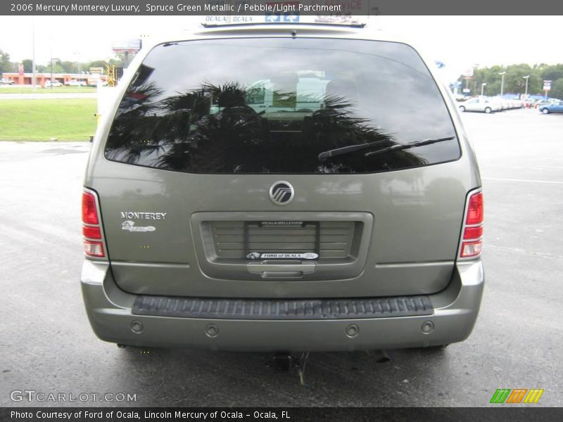 Spruce Green Metallic / Pebble/Light Parchment 2006 Mercury Monterey Luxury