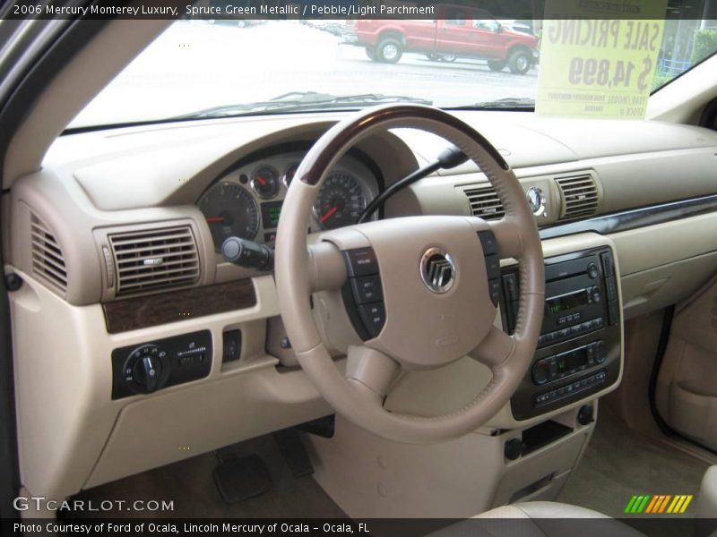 Spruce Green Metallic / Pebble/Light Parchment 2006 Mercury Monterey Luxury