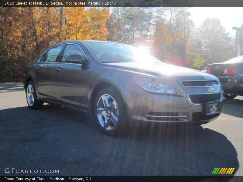 Mocha Steel Metallic / Ebony 2010 Chevrolet Malibu LT Sedan