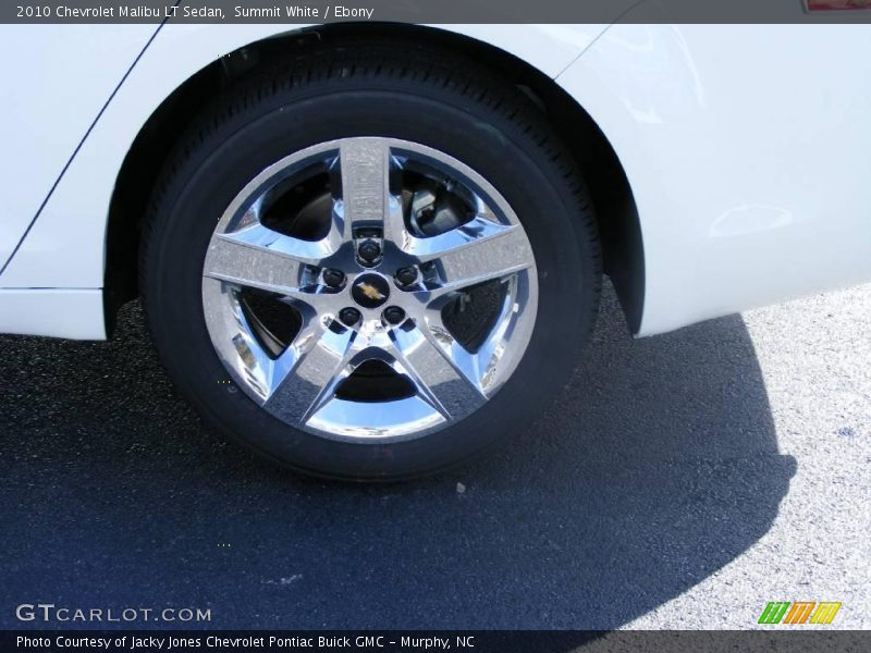 Summit White / Ebony 2010 Chevrolet Malibu LT Sedan