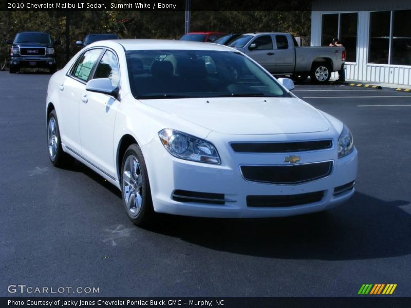 Summit White / Ebony 2010 Chevrolet Malibu LT Sedan