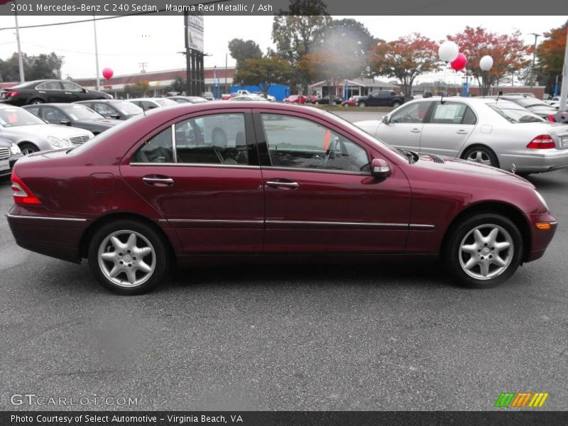 Magma Red Metallic / Ash 2001 Mercedes-Benz C 240 Sedan