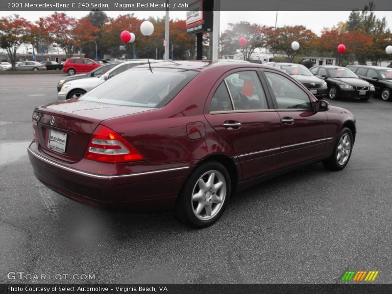 Magma Red Metallic / Ash 2001 Mercedes-Benz C 240 Sedan